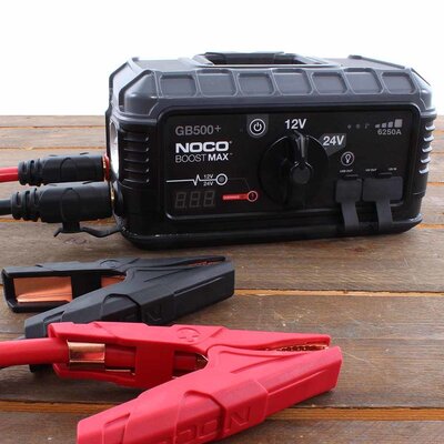 Noco Genius GB500 Jumpstarter 6.250A - 1,8 meter lange Startkabels