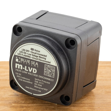 Blue Sea Systems Afschakelrelais 12V 65A