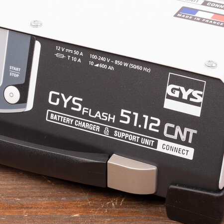 GYS acculader met voeding GYSFLASH 51.12 CNT FV 2,5M
