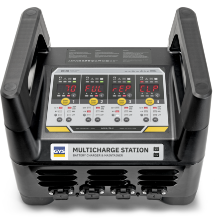 GYS Multicharge station 4x10A 6V/12V voor (vier) accu's Pb-Li