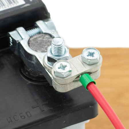 Kabeloog Messing Vertind 16mm2 Ø8mm Schroefaansluiting