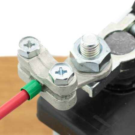 Kabeloog Messing Vertind 35mm2 Ø10mm Schroefaansluiting