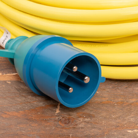 Mastervolt Walstroomkabel 25 meter - Geel - 25A