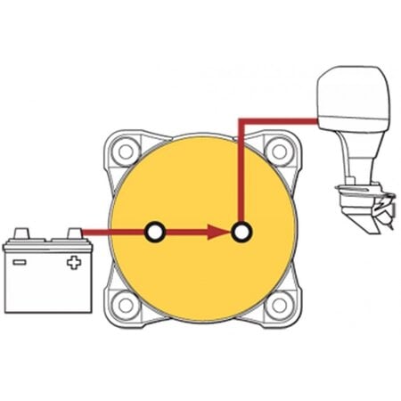 LittelFuse Accuschakelaar 300A enkel polig