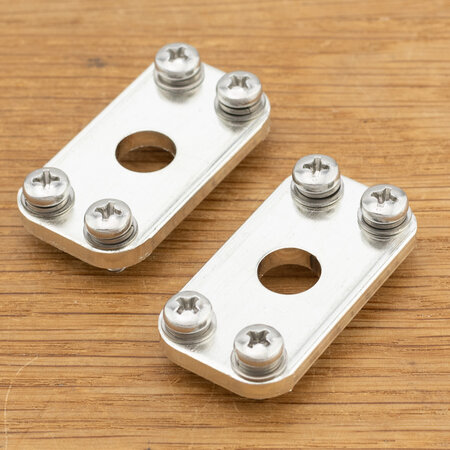 TBS DCM Adapterplaat M8/M10 naar 4 x M4