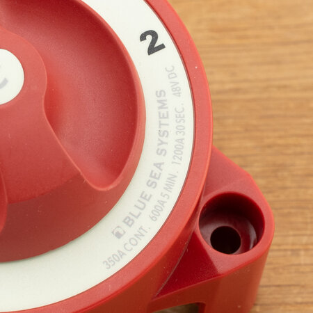 Blue Sea Systems Accuschakelaar 350A 1-Uit-2