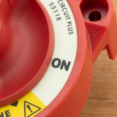 Blue Sea Systems Accuschakelaar 350A dubbel polig + noodstand