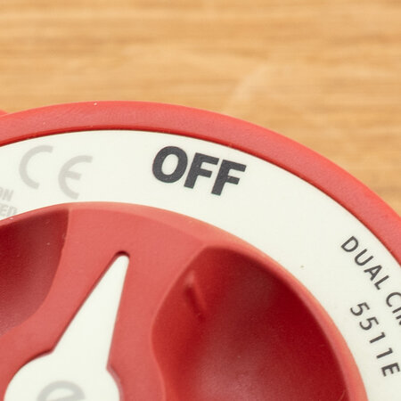 Blue Sea Systems Accuschakelaar 350A dubbel polig + noodstand