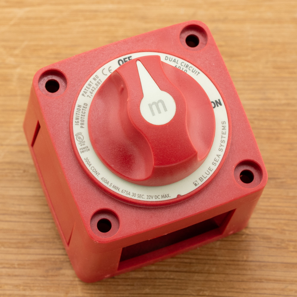 Accuschakelaar 300A dubbel polig