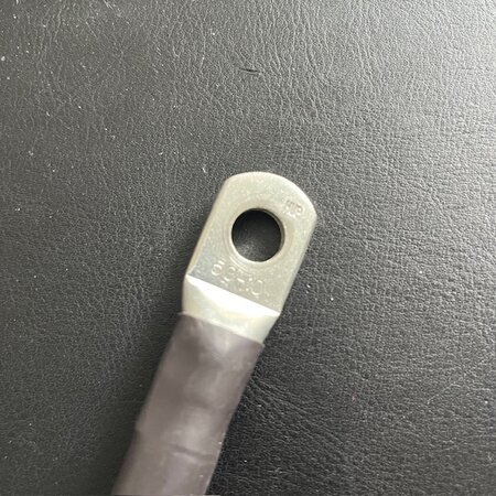 Accukabel verloop 50mm² 30cm M10-M10 Zwart - Retour