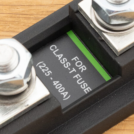 TBS DCM Zekeringhouder voor Class T zekering 225 - 400A - M10