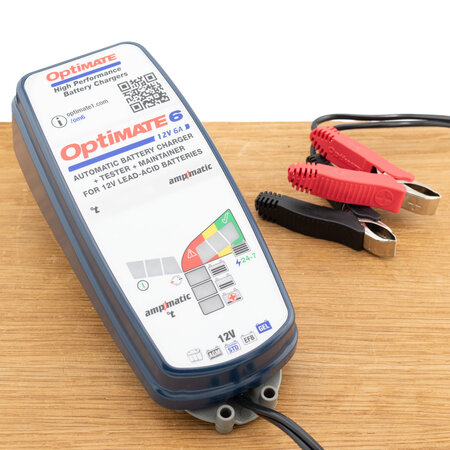 Tecmate Optimate 6 - Ampmatic - Silver serie