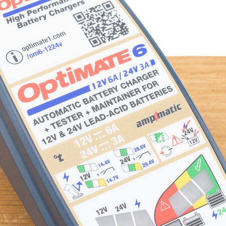 Tecmate Optimate 6 - 12V/24V - Ampmatic