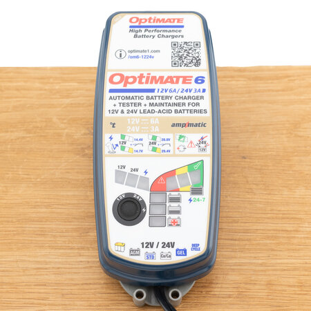 Tecmate Optimate 6 - 12V/24V - Ampmatic