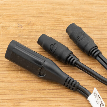 Tecmate Optimate Y-splitter kabel SAE naar 2 DC-contacten