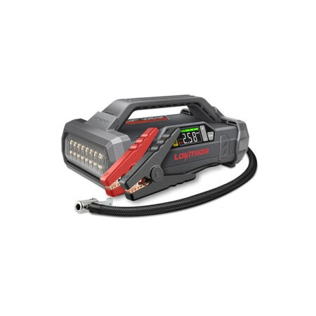 Lokithor JA301 Jumpstarter 2000A + Luchtcompressor