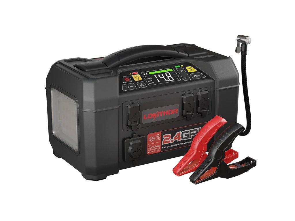 AW401 Jumpstarter 2500A + Compressor + Waterpomp