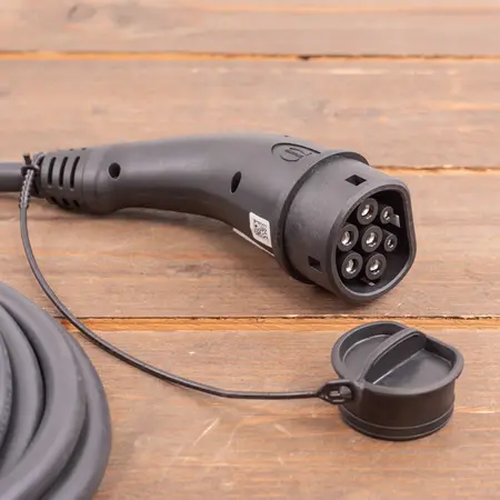 Wallbox Pulsar Max 22 kW - EV Laadstation Zwart type 2 met vaste rechte laadkabel 5 meter