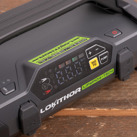 Lokithor JA302 Pro Jumpstarter 3000A + Luchtcompressor