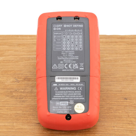 RS Pro RS-9020 Fase Rotatiemeter