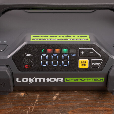 Lokithor JA3000 Pro Jumpstarter 3000A + Luchtcompressor