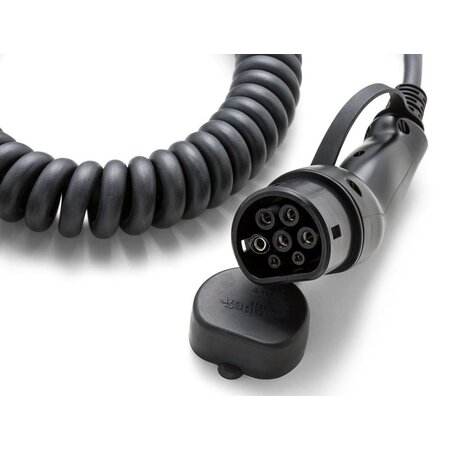 Ratio E-Line Laadkabel Type 2 naar open einde - 1x32A - 4 meter - Coiled
