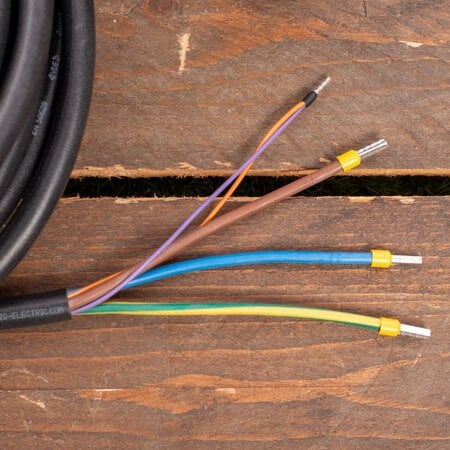 Ratio Laadkabel Type 2 naar open einde - 1x32A - 5 meter - E-Line