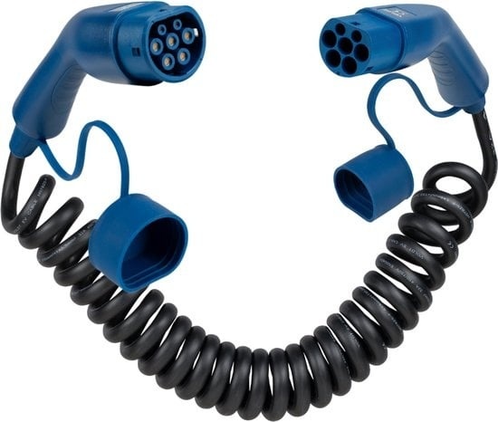 Spiraalkabel (coiled) - 3 fase 16A - 8 meter afbeelding