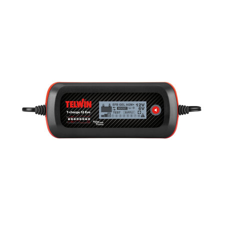 Telwin Druppellader/tester T-Charge 12 EVO 6/12V - Pulse Tronic - met functies Recovery, Supply, Cold