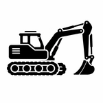 Acculader voor graafmachine