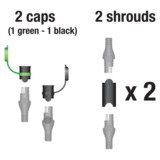Tecmate Optimate Vervangdoppen en afdichtingen