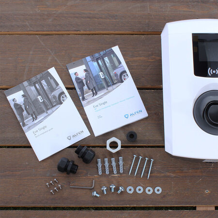 Alfen  Eve Single Pro-line - 3 x 32A (22kW) - Zonder meter vaste kabel - RFID - E-Flux - Load Balancing