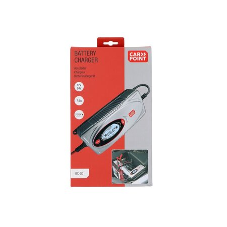 Carpoint druppellader 12V/24V 7,5A