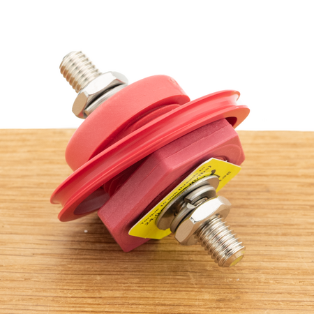 DC Verdeelpunt & Doorvoer M10 Rood