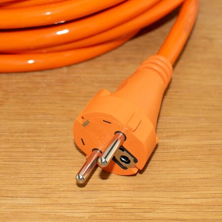 DEFA MiniPlug Aansluitkabel Regular 2,5M Oranje - 3 x 2,5mm2