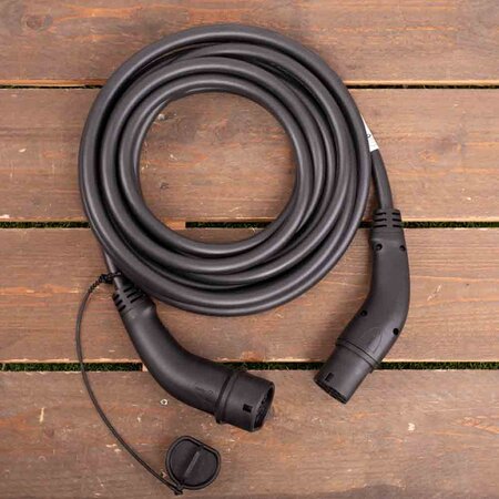 Zaptec Laadkabel 22kW Type 2 - 3 fase 32A - 5 meter