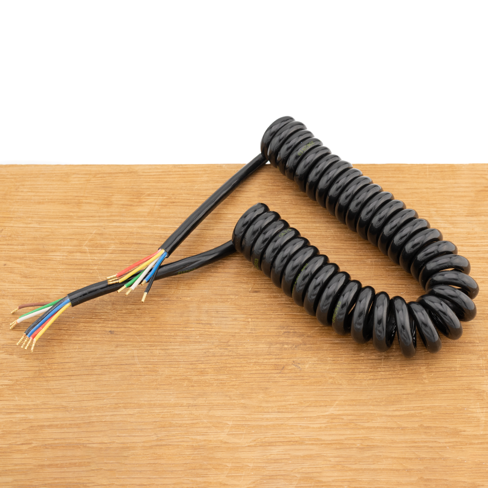 Menbers Spiraalkabel 7-polig 7x1mm² - 3m