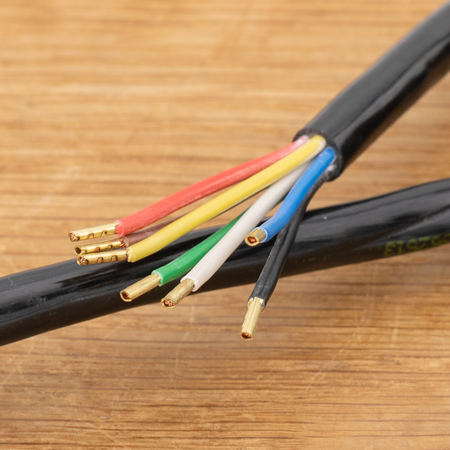 Menbers Spiraalkabel 7-polig zonder stekkers 7x1mm² - 3m