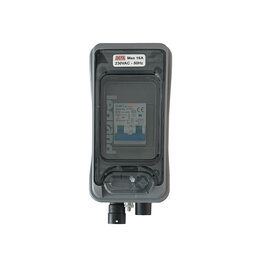 DEFA Installatieautomaat EI Central 16A 1 ingang + 1 uitgang