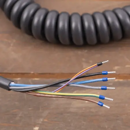 Ratio Laadkabel Type 2 naar open einde - 3x16A - 4 meter - Coiled