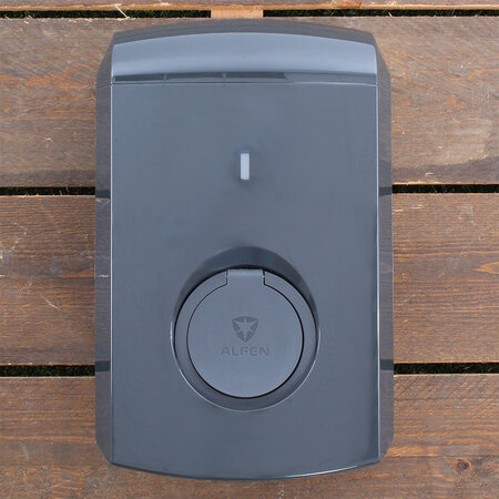 Alfen  Eve Single S-line - 3 x 32A (22kW) - Loadbalancing - Grijs - Socket