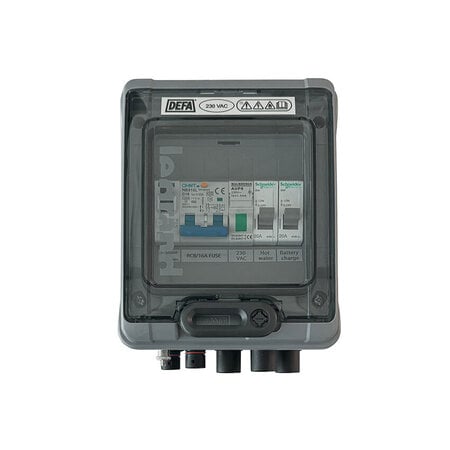 DEFA Installatieautomaat EI Central 16A 1 ingang + 3 uitgangen