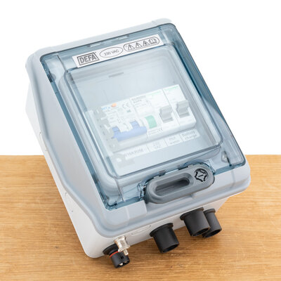 DEFA Installatieautomaat EI Central 16A 1 ingang + 3 uitgangen