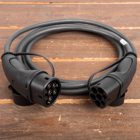 Ratio Premium Laadkabel type 2 - 1 fase 32A - 4 meter - Zwart