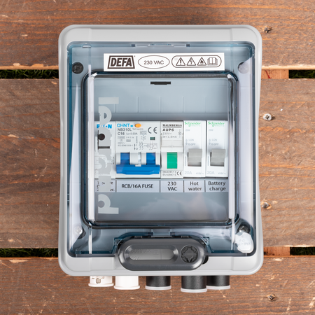 DEFA Installatieautomaat EI Central 16A 2 ingangen + 3 uitgangen