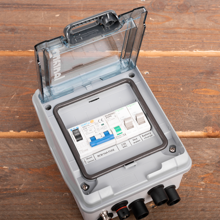 DEFA Installatieautomaat EI Central 16A 2 ingangen + 3 uitgangen