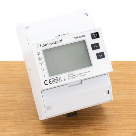 HomeWizard HomeWizard Wi-Fi kWh Meter 3-fase – Slim energieverbruik meten voor zonnepanelen, laadpaal en warmtepomp