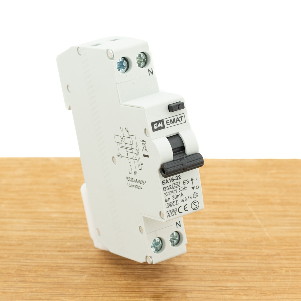 Aardlekautomaat B 32A 30mA 1P+N
