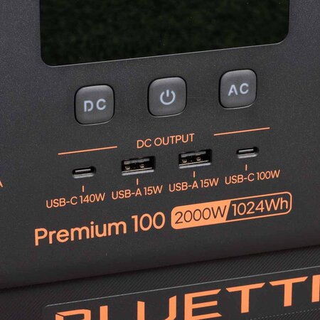 Bluetti Premium mobiel 100 V2 powerstation 2000W / 1024Wh
