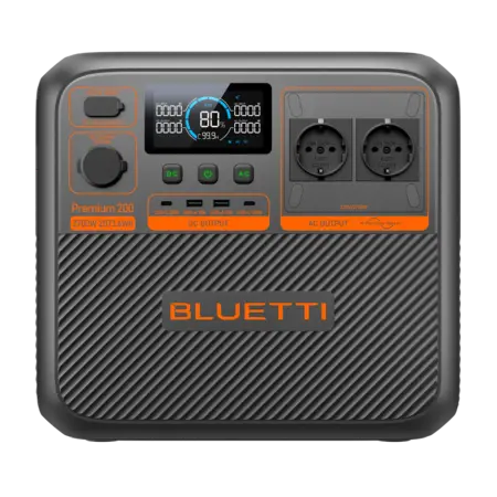 Bluetti Premium mobiel 200 V2 powerstation 2700W / 2073,6Wh
